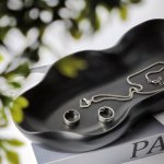 DESS Craft Studio Lago – Černá dekorační mísa s nadčasovou elegancí Barva: 2 - Tmavě černá – Hledejceny.cz