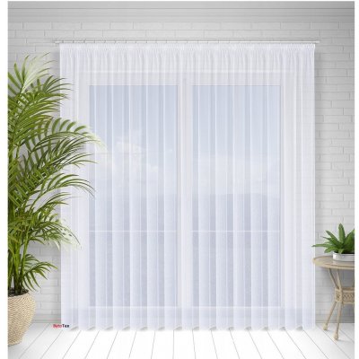 BytoTex Voálová záclona s řasící páskou Nani 300x250 cm – Zboží Dáma