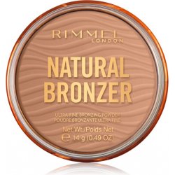 Rimmel London Natural Bronzer Ultra-Fine Bronzing Powder dlouhotrvající bronzer 003 Sunset 14 g
