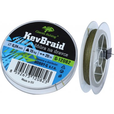 Giants Fishing KevBraid 20m - 0,24 mm – Hledejceny.cz