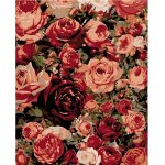 zuty Malování podle čísel Růže 80 x 100 cm vypnuté plátno na rám – Zboží Mobilmania