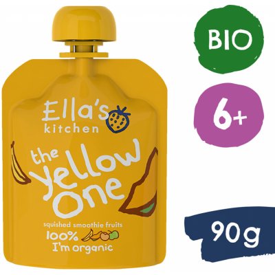 Ella's Kitchen BIO YELLOW ONE ovocné pyré s banánem 90 g – Hledejceny.cz