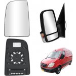 Zrcátko Convitex levé pro MERCEDES SPRINTER 906 2010- elektricky vyhřívané, konvexní kulaté, držák | Zboží Auto