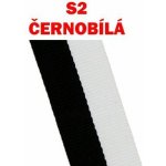 Stuha černo-bílá – Hledejceny.cz