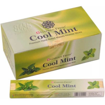 Karton Garden Fresh Cool Mint indické vonné tyčinky 12 x 15 g – Hledejceny.cz