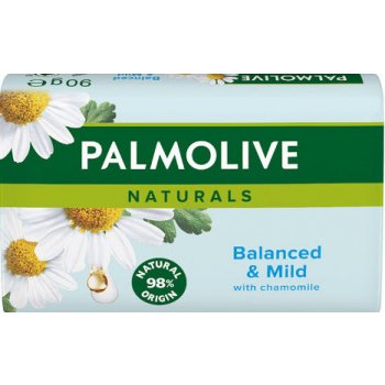 Palmolive Naturals Balanced & Mild toaletní mýdlo Chamomile & Vitamín E 90/100 g