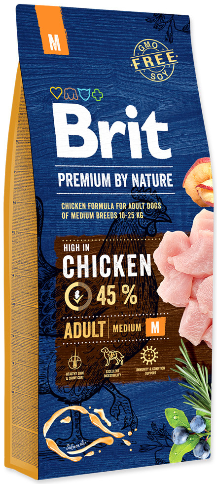 Brit Premium by Nature Adult M 15 kg