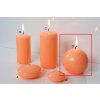 Svíčka Lima Reflex fosforově oranžová 80 mm