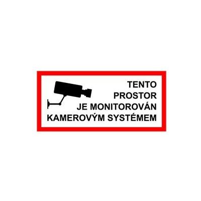 Informační samolepka kamerový systém od 23 Kč - Heureka.cz