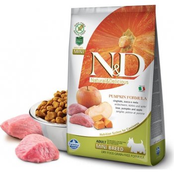 N&D Pumpkin Dog Adult Medium & Maxi Grain Free Boar & Apple 12 kg