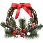 Dommio Proutěný věnec s dárečky a mašlí Ø25 cm – Zboží Dáma
