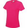 Dámské sportovní tričko Just Cool trička s UV ochranou UPF 40+ růžová sytá
