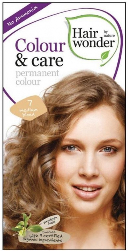 Hairwonder přírodní dlouhotrvající barva BIO středně Blond 7