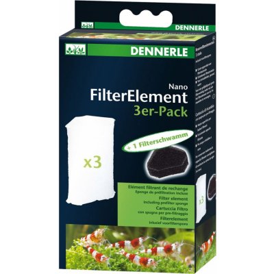 Filtrační vložka Dennerle 3 ks s filtrační houbou pro Nano rohový filtr 23d5865 – Zboží Mobilmania