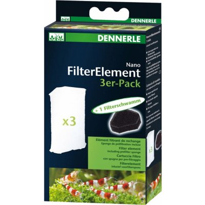 Filtrační vložka Dennerle 3 ks s filtrační houbou pro Nano rohový filtr 23d5865 – Hledejceny.cz