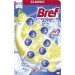 Bref Power Aktiv WC blok Lemon tuhý WC blok 4 x 50 g – Hledejceny.cz