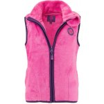 Pidilidi vesta dívčí chlupatá se stojáčkem PD1140-03 růžová – Zboží Dáma