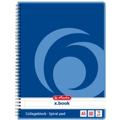 Herlitz Blok x.book A5 linka – Zboží Živě