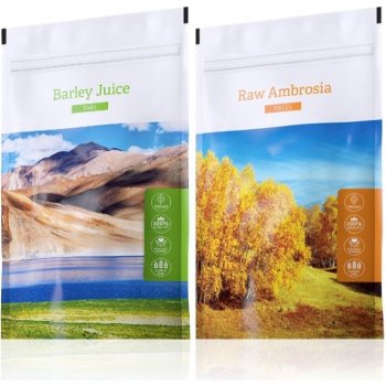 Energy Barley Juice tabs 200 tablet + Raw Ambrosia pieces 100 g