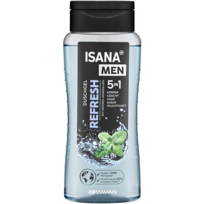Isana Men sprchový gel pro muže 5v1 Refresh 300 ml – Sleviste.cz