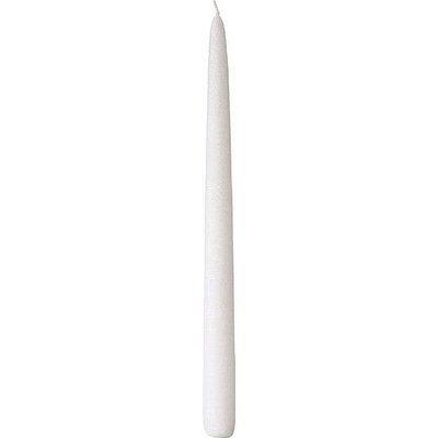 Vánoční svíčka kónická škrábaná TAURUS 29 cm bílá – Hledejceny.cz