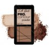 Rozjasňovač L.A. Girl USA Konturovací paletka pudrová PRO Contour GCP-663 Natural 4,4 g