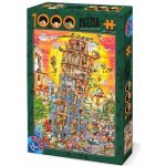 D-Toys Šikmá věž v Pise Itálie 1000 dílků – Zboží Mobilmania
