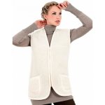 BabičkaOvečková Alpen Zip vesta z ovčí vlny přírodní – Zbozi.Blesk.cz