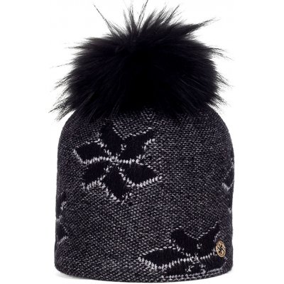Granadilla Simon Fur Beanie 001 Black – Hledejceny.cz