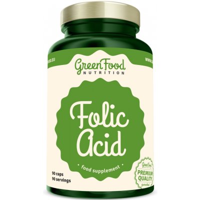 GreenFood Folic Acid 90 kapslí