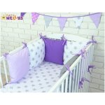 Baby Nellys 8-dílná sada Polštářkový mantinel s povlečením BL05 6ks polštářků 35 x 35 cm + 135 x 100 cm – Zboží Dáma