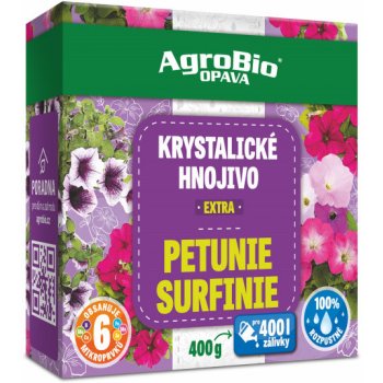 AgroBio Krystalické hnojivo Extra Petunie a surf. 0,4 kg