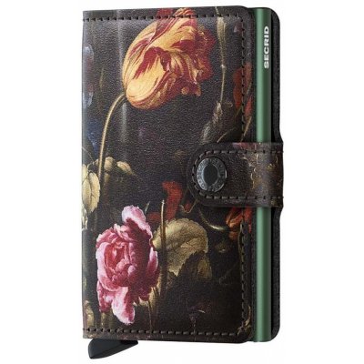 Secrid Luxusní kožené pouzdro na kartyMiniwallet Art Flowers Jacob Vosmaer