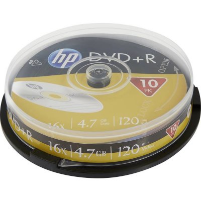 HP DVD+R 4,7GB 16x, cakebox, 10ks (DRE00027-3) – Sleviste.cz