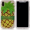 Pouzdro a kryt na mobilní telefon Apple Pouzdro AppleKing iMD ultra tenké plastové Apple iPhone XS / iPhone X - ananas