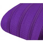 Zip spirálový 3 mm - metráž - různé barvy Zip spirálový 3 mm: 170 Tmavě fialová – Zboží Dáma