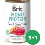 Brit Mono Protein Tuna & Sweet Potato 5 x 400 g – Hledejceny.cz