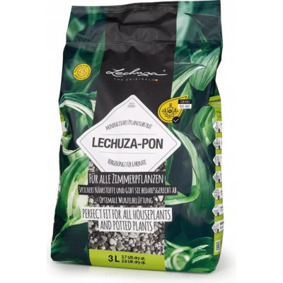 Lechuza PON rostlinný a drenážní substrát 3 l – Zboží Dáma