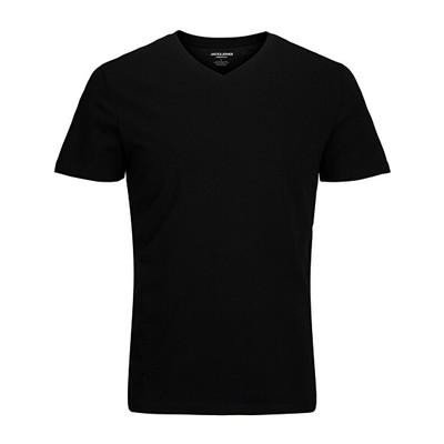 Jack&Jones pánské triko JJEORGANIC Standard Fit 12156102 Black M