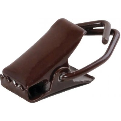 JESAN KOVO Skřipec záclonový 1 ks, kov, hnědý – Zboží Dáma