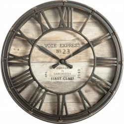 Atmosphera vintage hodiny Voie Express 21cm