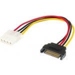 AKASA SATA redukce napájení na 4pin Molex, 15cm, 2ks v balení – Hledejceny.cz