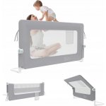 Kik zábrana na postel 120 cm šedá – Zboží Dáma