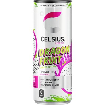 Celsius Energy Drink Dragon fruit 355 ml – Zboží Dáma