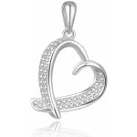 Beneto Nadčasový stříbrný přívěsek Srdce AGH109L – Zbozi.Blesk.cz