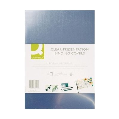 Plastové obálky pro kroužkovou vazbu Q-Connect A3 PVC 200mic čiré – Zboží Živě