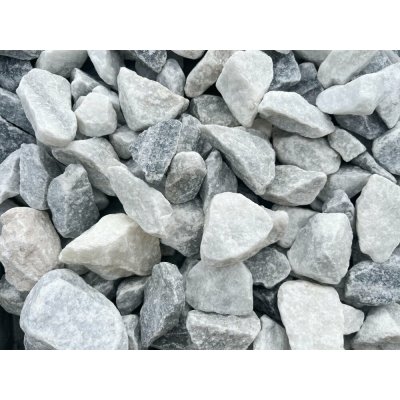 Mramorová drť, Obláčkově bílá, více frakcí 16-25 mm, 25 Kg – Zbozi.Blesk.cz