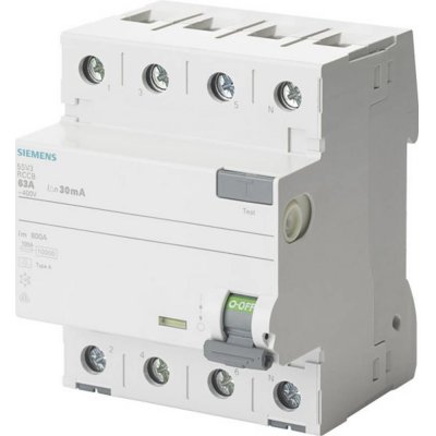 Siemens 5SV36444 5SV3644-4 B 4pólový 40 A 0.3 A 400 V – Zboží Mobilmania