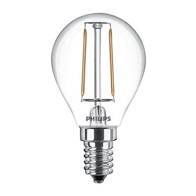 Philips LED žárovka kapka filament Classic 2-25W E14 827 P45 CL G ND 250Lm – Hledejceny.cz