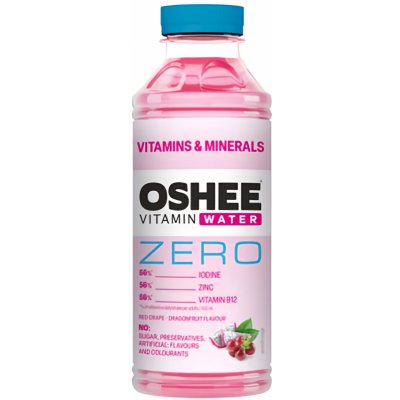 Oshee Vitamínová voda Minerály & vitamíny Zero 0,55 l – Zbozi.Blesk.cz